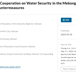 International Cooperation on Water Security in the Mekong River and Vietnam's Countermeasures